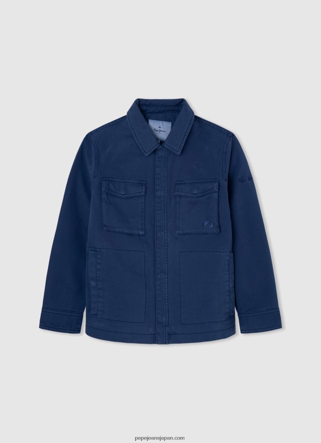 Pepe Jeans コットンユーティリティジャケット 男の子 ジャーマン BRPP821570