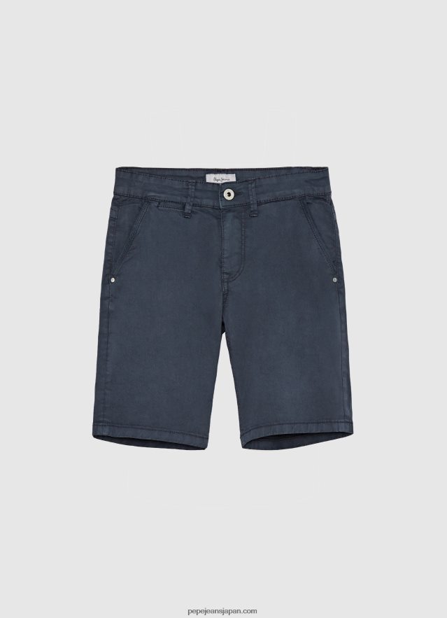 Pepe Jeans レギュラーフィット チノショーツ 男の子 海軍 BRPP821695