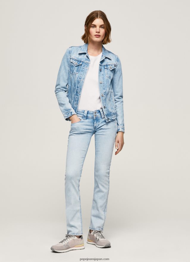 Pepe Jeans ヴィーナス ローライズ レギュラーフィット ジーンズ 女性 デニム BRPP8223