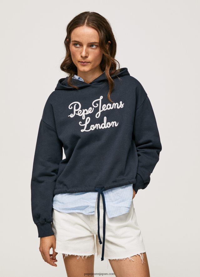 Pepe Jeans エンブロイダリー コットン ジャンパー 女性 ダルウィッチ BRPP82268