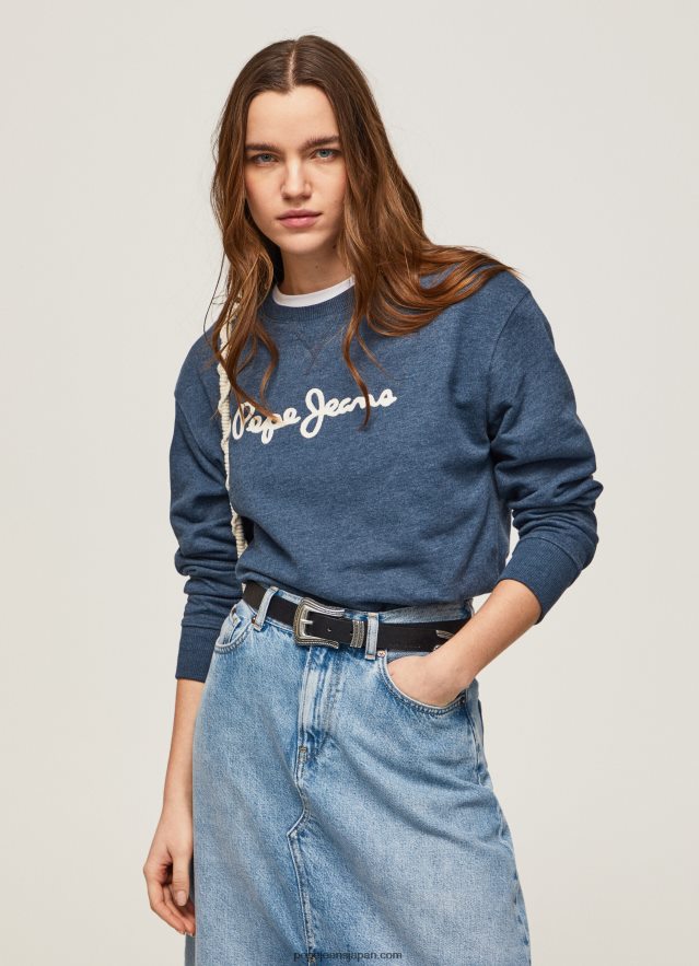 Pepe Jeans ロゴプリント ジャンパー 女性 ダルウィッチ BRPP82276