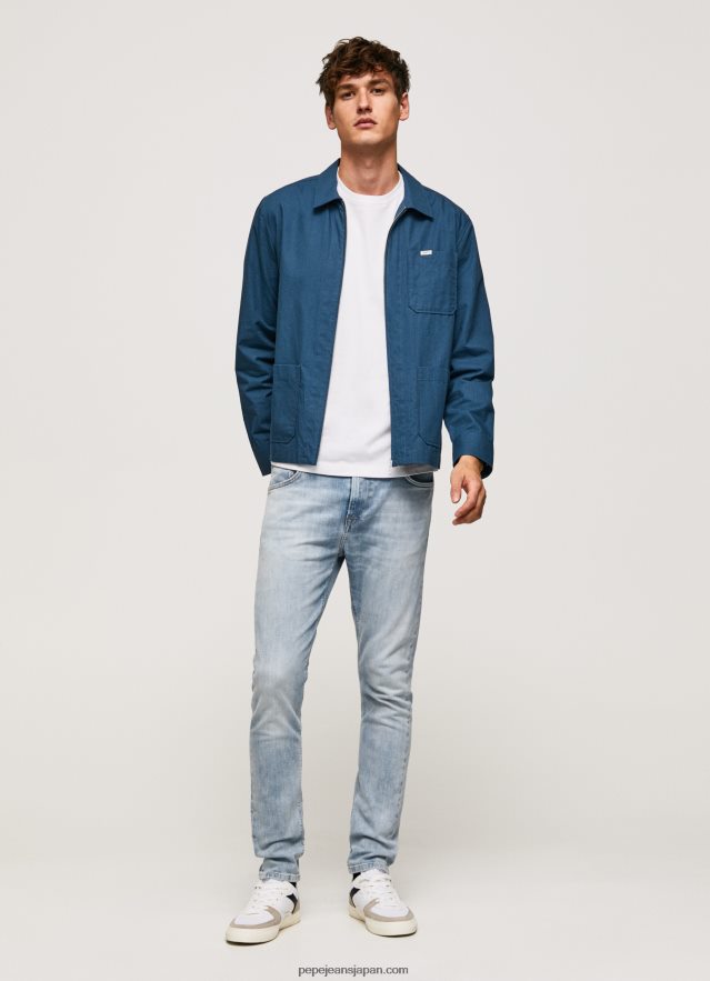 Pepe Jeans メイソン ミッドライズ スキニーフィット ジーンズ 男性 デニム BRPP82792