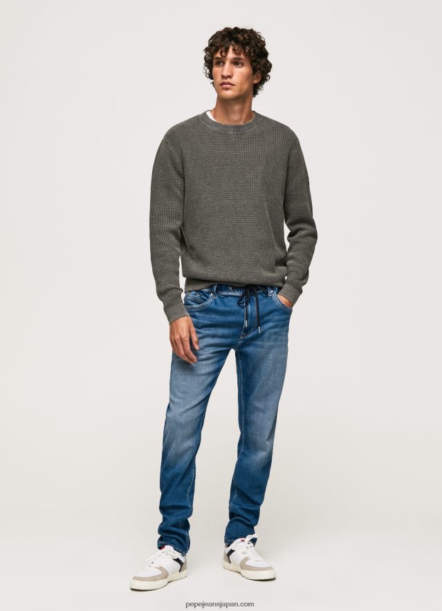 Pepe Jeans ジャガー ミッドライズ スリムフィット ジーンズ 男性 デニム BRPP82794