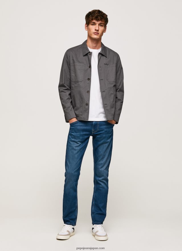 Pepe Jeans トラック ミッドライズ レギュラーフィット ジーンズ 男性 デニム BRPP82804