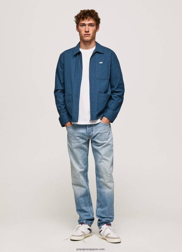 Pepe Jeans スタンリー ミッドライズ レギュラーフィット ジーンズ 男性 デニム BRPP82807