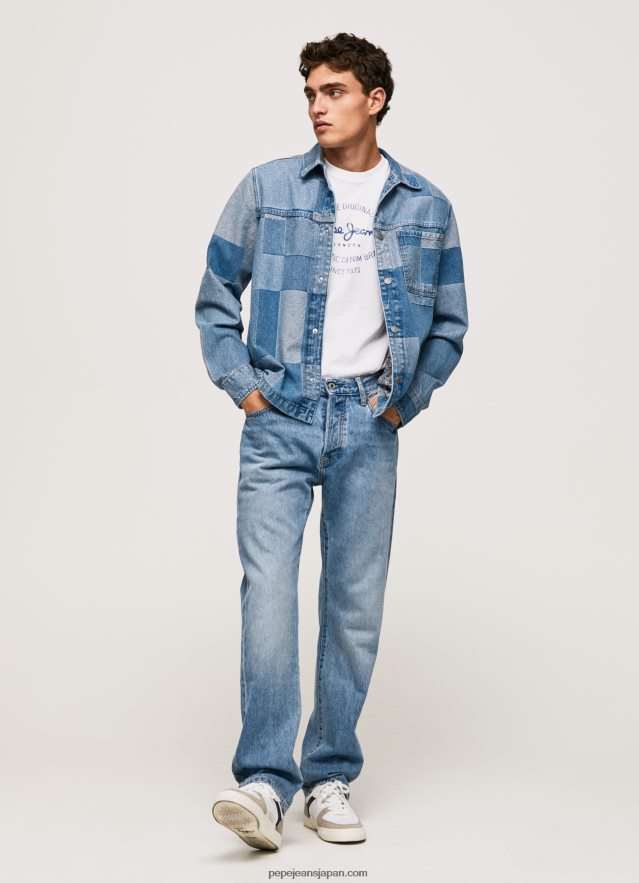 Pepe Jeans バイロン ミッドライズ リラックスフィット ジーンズ 男性 デニム BRPP82811