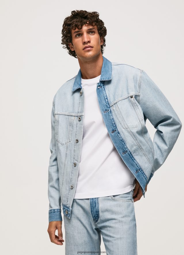 Pepe Jeans インサイドアウト デニムジャケット 男性 デニム BRPP82848