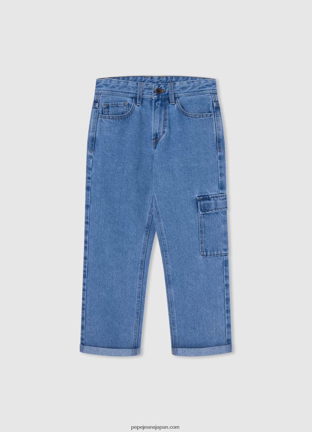 Pepe Jeans collin ミッドライズ リラックスフィット ジーンズ 男の子 デニム BRPP821572