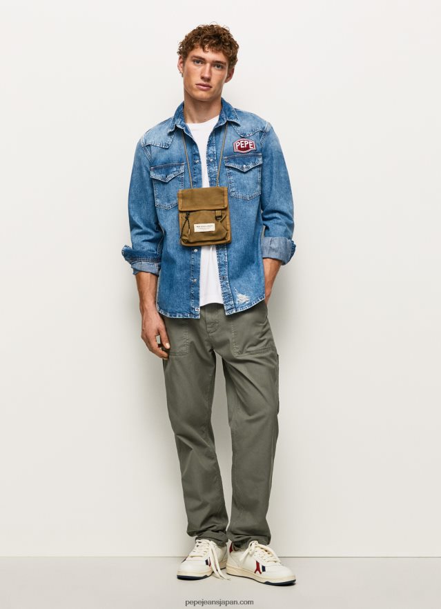 Pepe Jeans noah レギュラーフィット デニムシャツ 男性 デニム BRPP821049