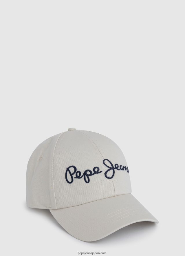 Pepe Jeans エンブロイダリー ベーシックキャップ 女性 白 BRPP82782