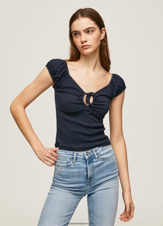 Pepe Jeans 恋人ネックライン Tシャツ 女性 ダルウィッチ BRPP82438